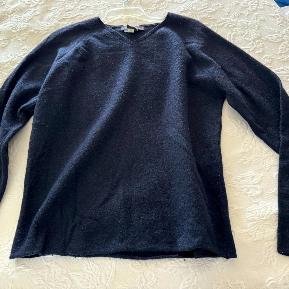 Banana Republic ladies blue wool sweater